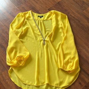 Yellow dressy top